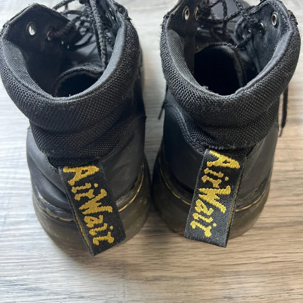 Dr. Martens Bonny Boots Mens 7 Black Nylon Leather Chukka Utility Gorpcore Doc